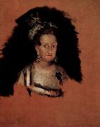 Francisco de Goya hermana de Carlos III Spain oil painting artist
